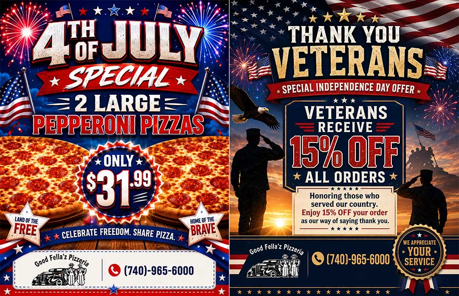 Good Fella'z Pizzeria | Best Pizza Delivery & Italian Restaurant